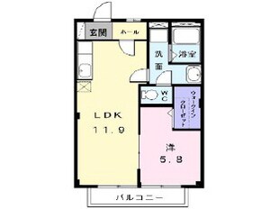 木田駅 徒歩10分 1階の物件間取画像